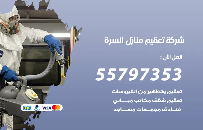 تعقيم وتطير منازل وسيارات الكويت
