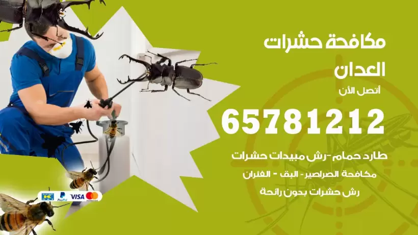 مكافحة حشرات العدان 50050641 مكافحة حشرات وقوارض وصراصير