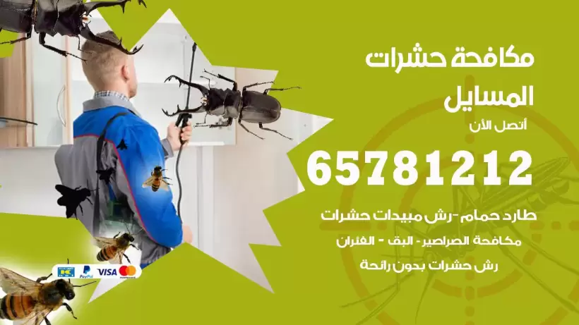 مكافحة حشرات المسايل 50050641 مكافحة حشرات وقوارض وصراصير