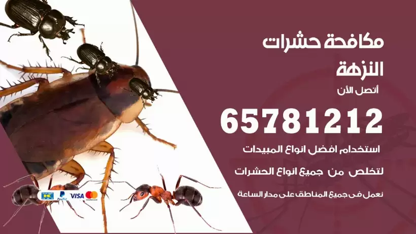 مكافحة حشرات النزهة 50050641 مكافحة حشرات وقوارض وصراصير