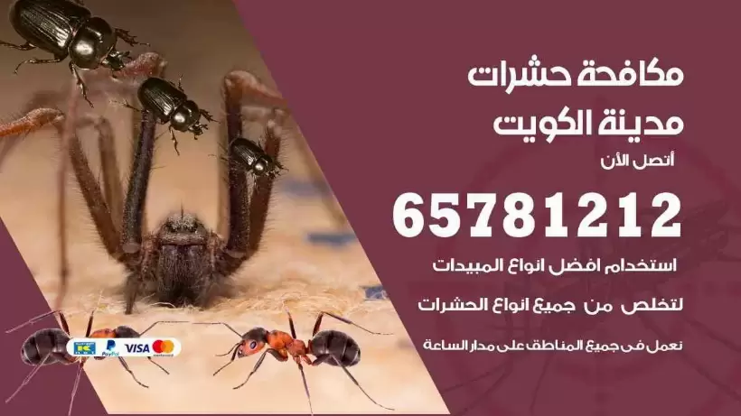 مكافحة حشرات العاصمة 65781212 مكافحة حشرات الكويت