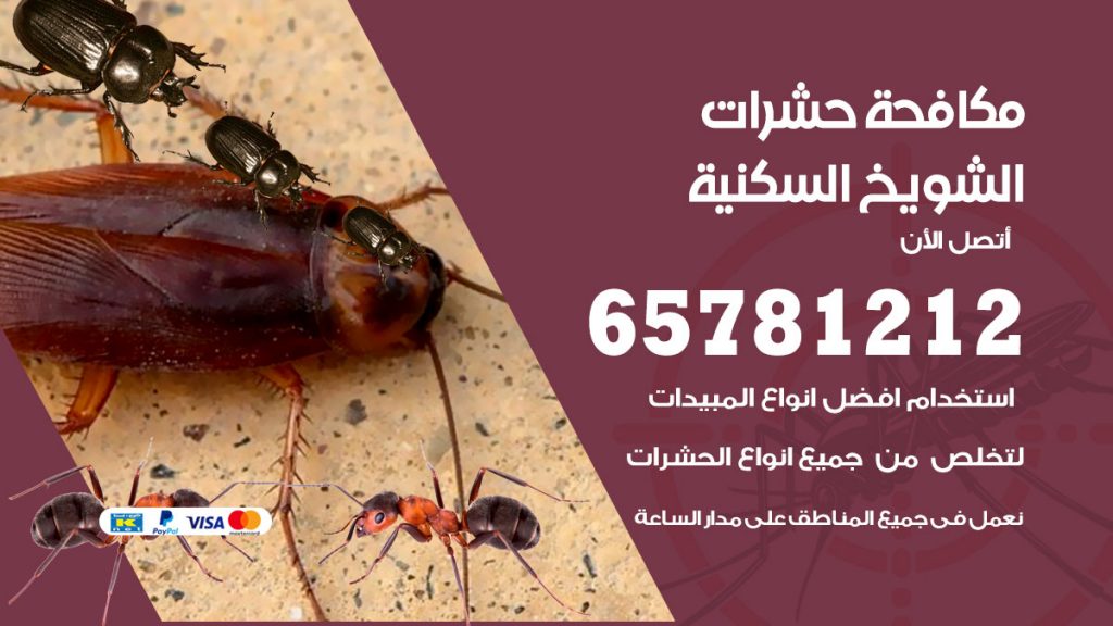 مكافحة حشرات الشويخ السكنية