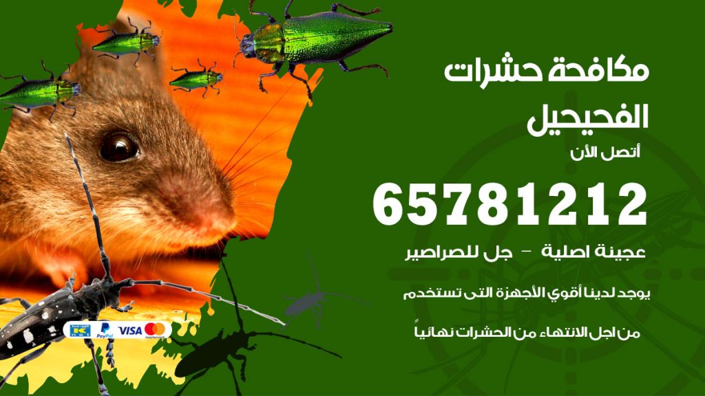 مكافحة حشرات الفحيحيل