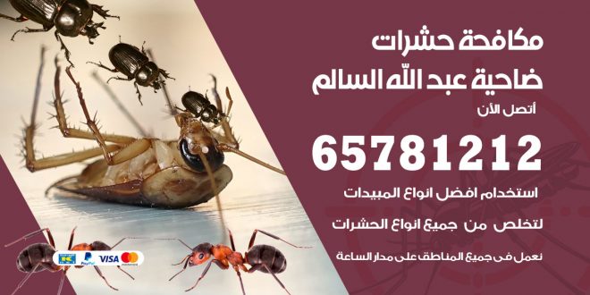 مكافحة حشرات ضاحية عبدالله السالم